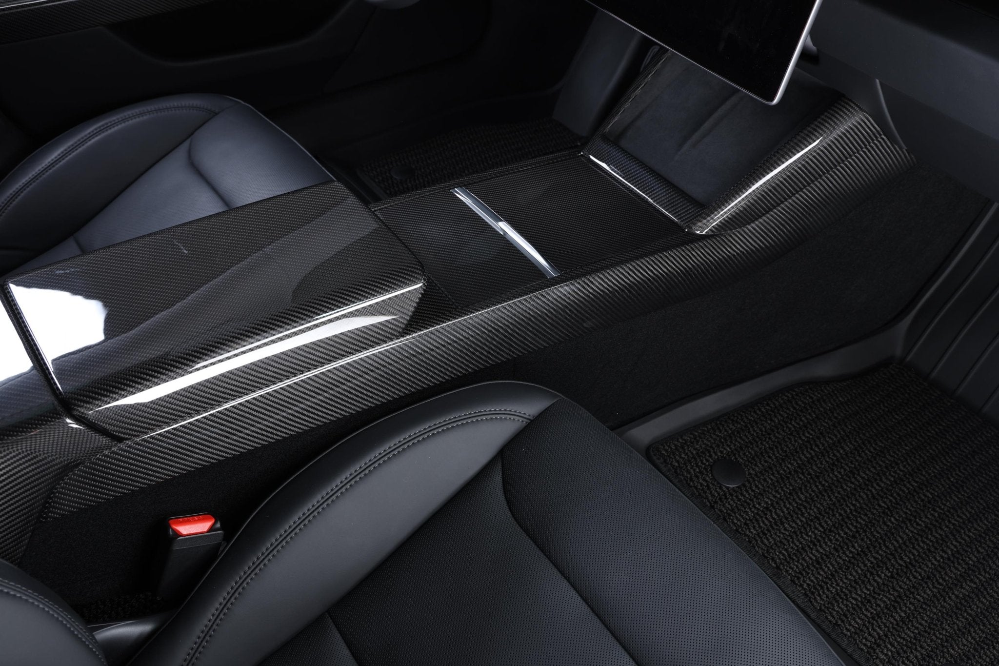 Tesla Model S Interior Carbon Fiber