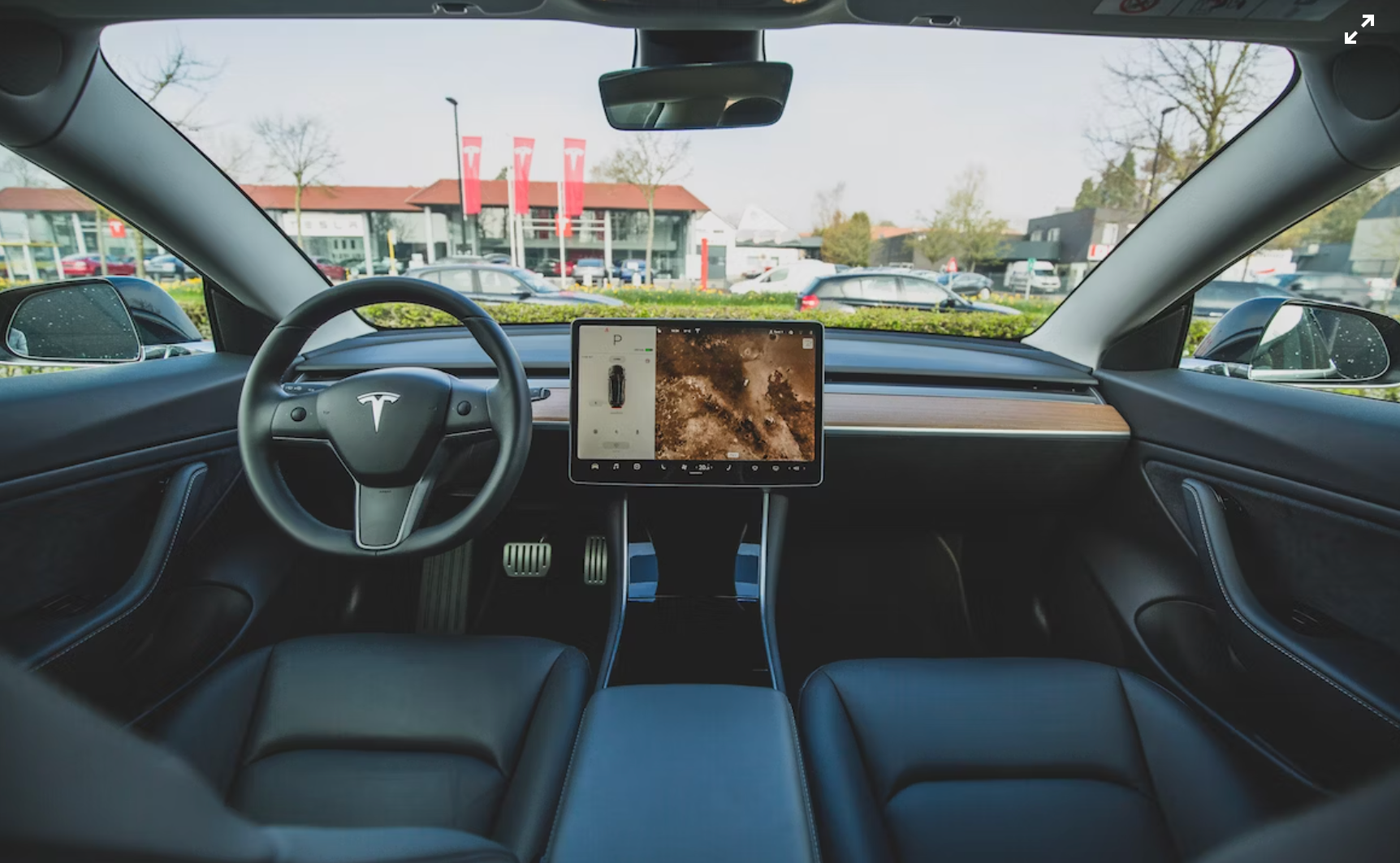 Tesla Model 3 (2023) Carbon Fiber Interior Accessories