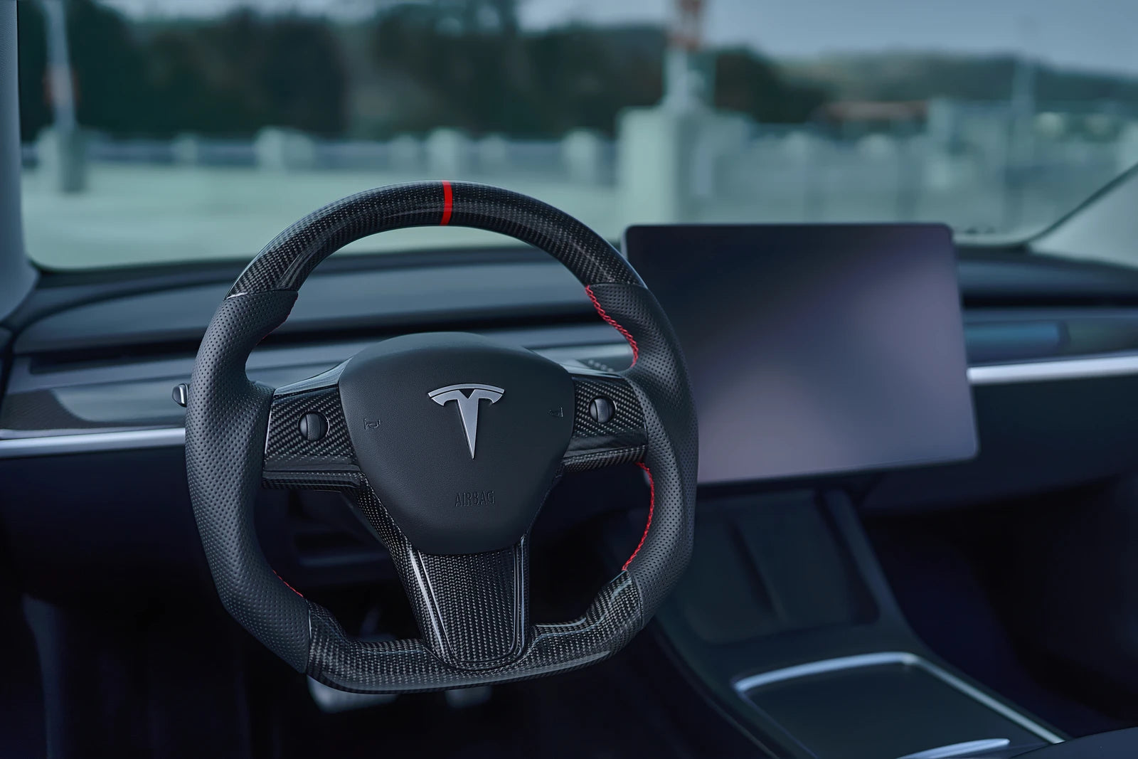 Tesla Model 3/Y Glossy Carbon Fiber Complete Bundle - Fusion Motorsports USA