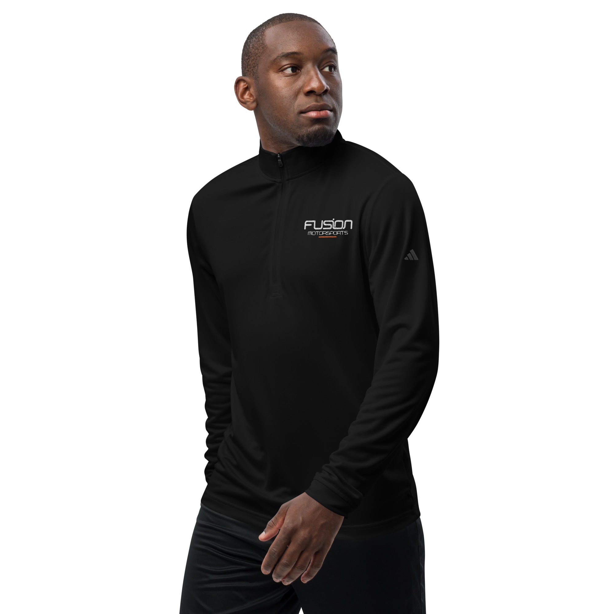 Black Quarter Zip Pullover - Fusion Motorsports USA