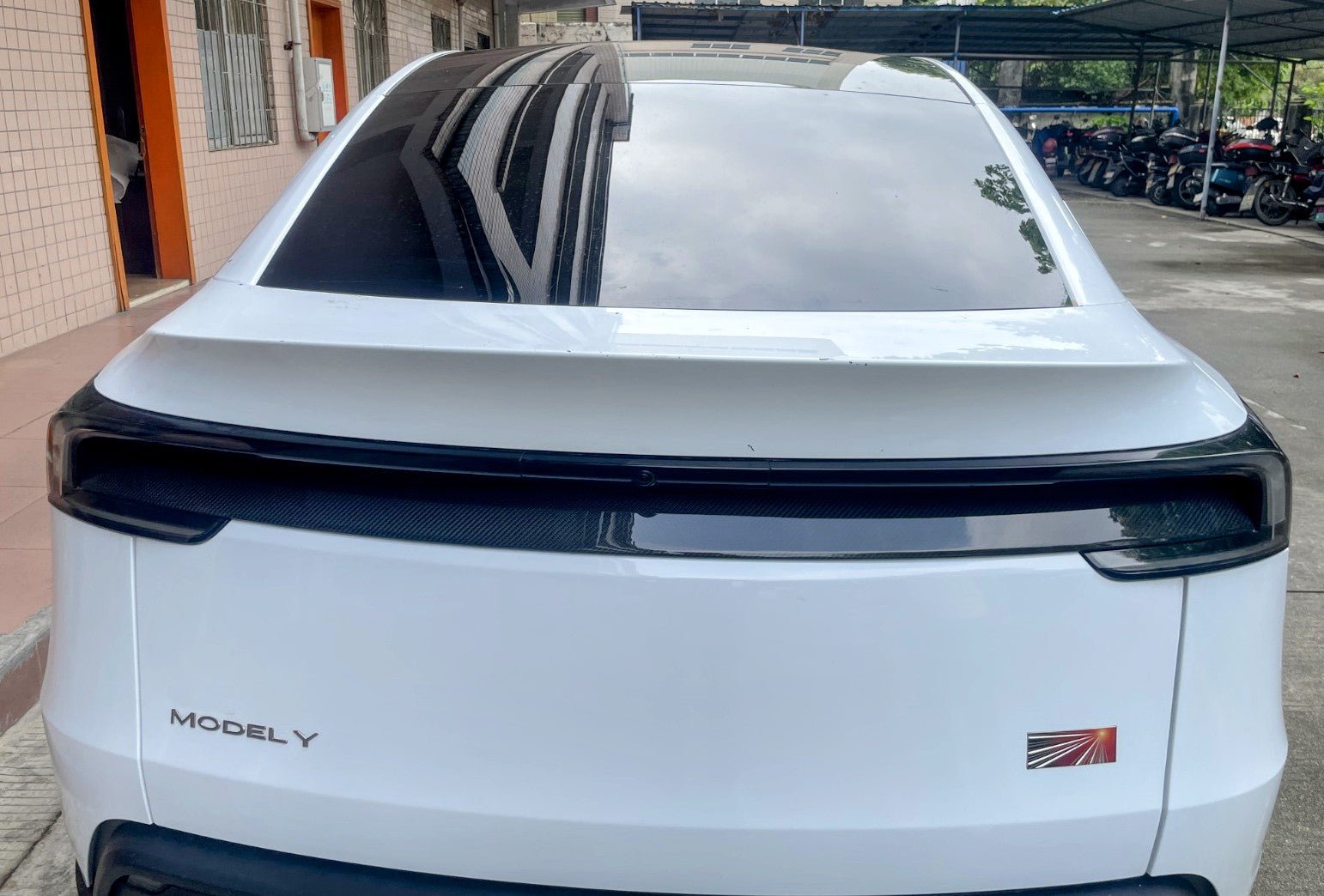 Carbon Fiber Rear Tail Trim