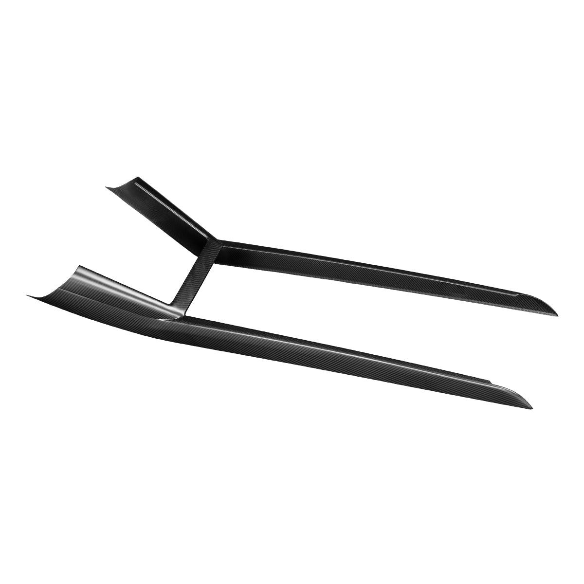 Dry Carbon Fiber Integrated Frame of Central Panel for Tesla Model 3 Highland (Matte) - Fusion Motorsports USA
