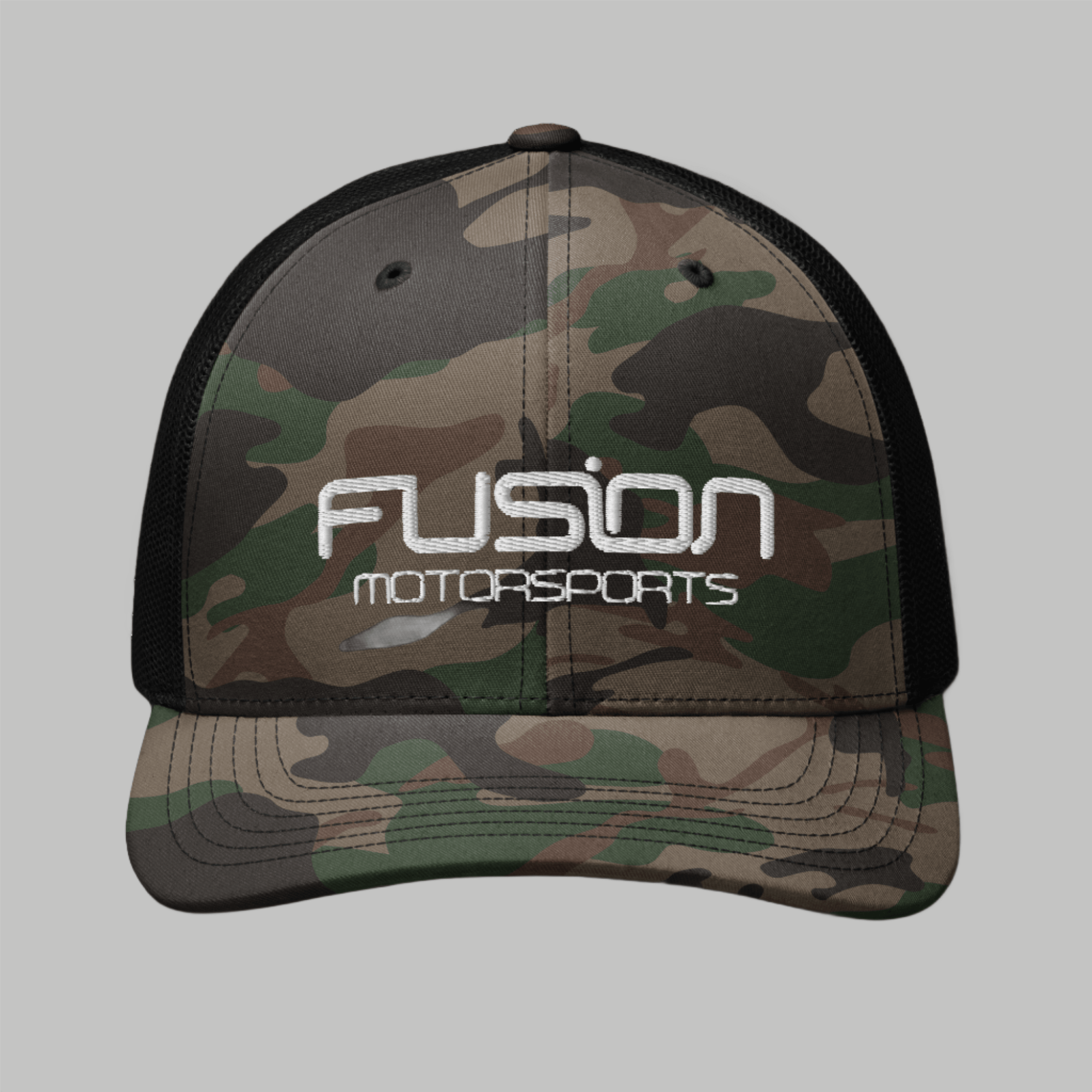 Fusion Motorsports Camouflage Trucker Hat - Fusion Motorsports USA