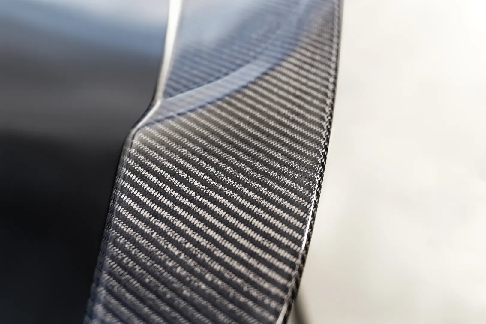 Glossy Carbon Fiber V-Style Spoiler - Fusion Motorsports USA