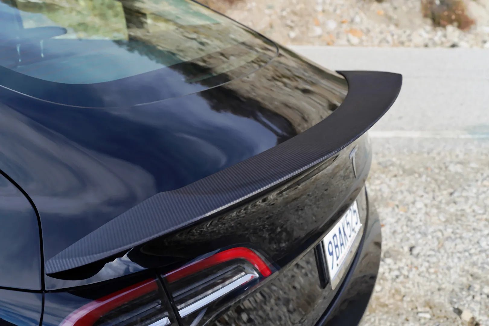 Matte Carbon Fiber V-Style Spoiler - Fusion Motorsports USA