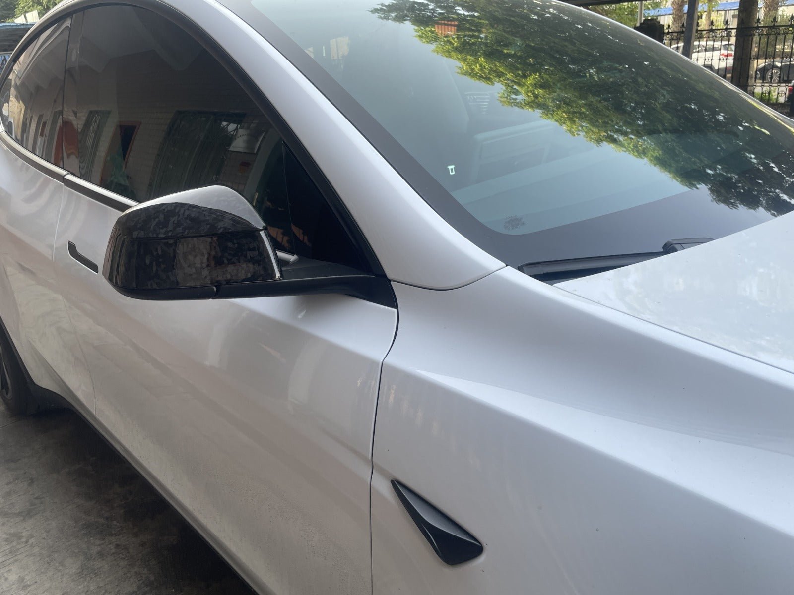 Telsa Model Y Juniper Carbon Fiber Mirror Covers