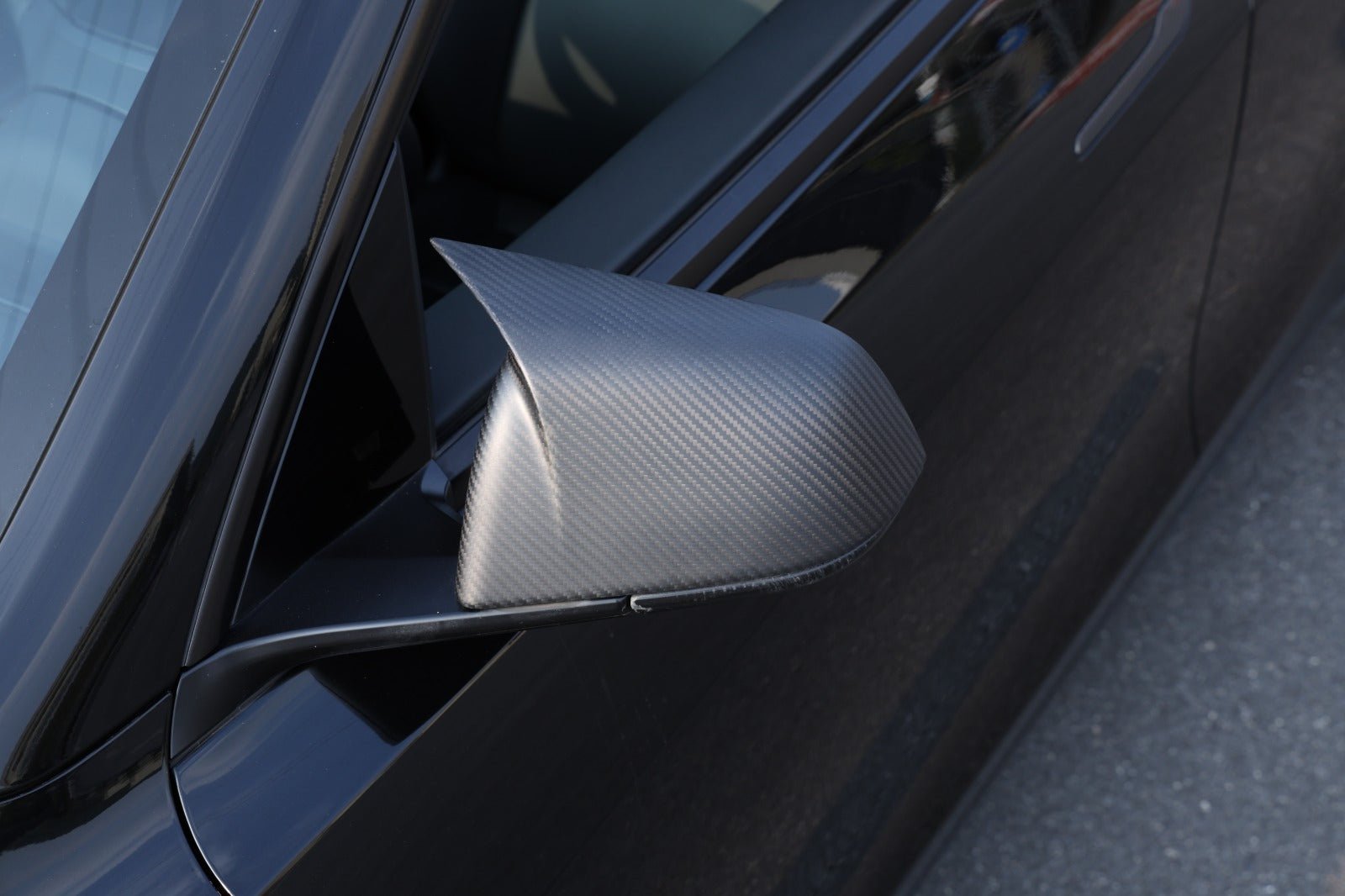 Tesla Model 3 Viper Carbon Fiber Mirror Covers - Fusion Motorsports USA
