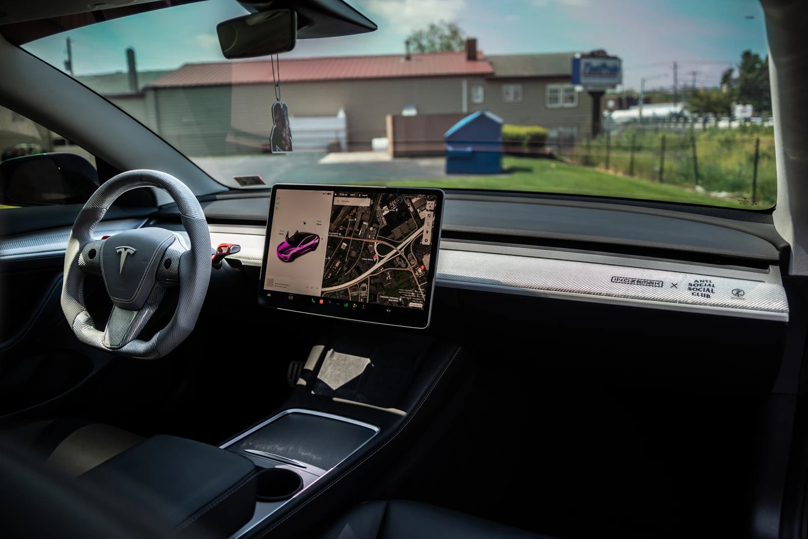Paquete completo de fibra Tesla Model 3/Y Spectre